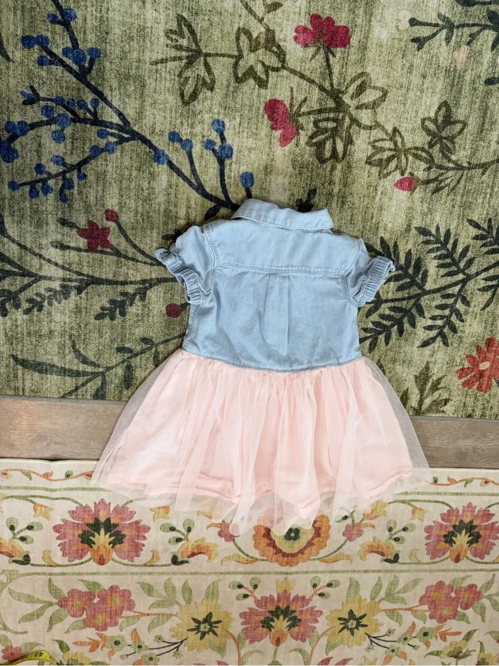 OshKosh B'gosh Denim & Tulle Dress Size 2T Toddler Girl